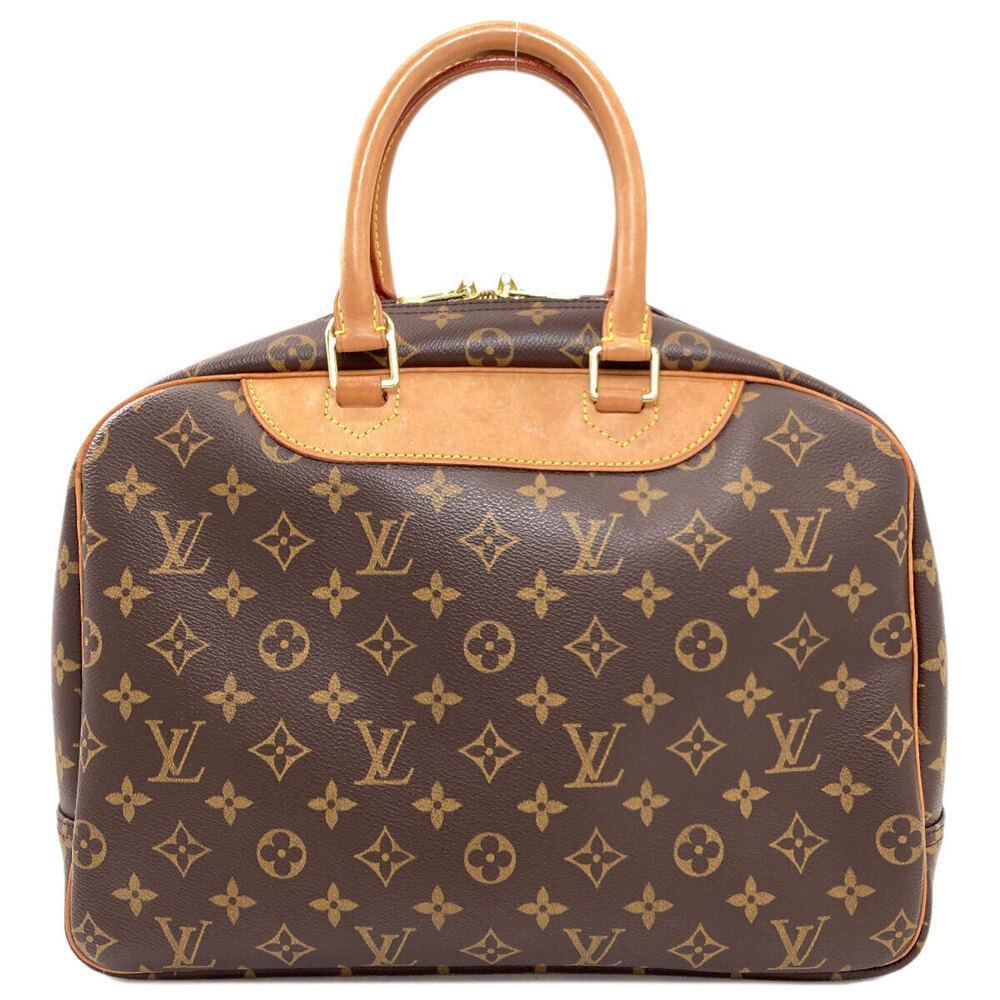 Louis Vuitton Handbag Canvas Deauville Monogram Brown